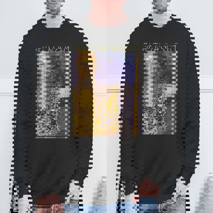 グスタフ・クリムト パラス・アテネ アーティスト向け 長袖tシャツ スウェットシャツ 高齢者への贈り物