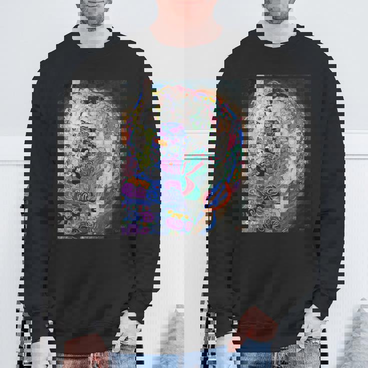 グスタフ・クリムト 乙女 2 アーティスト向け スウェットシャツ 高齢者への贈り物