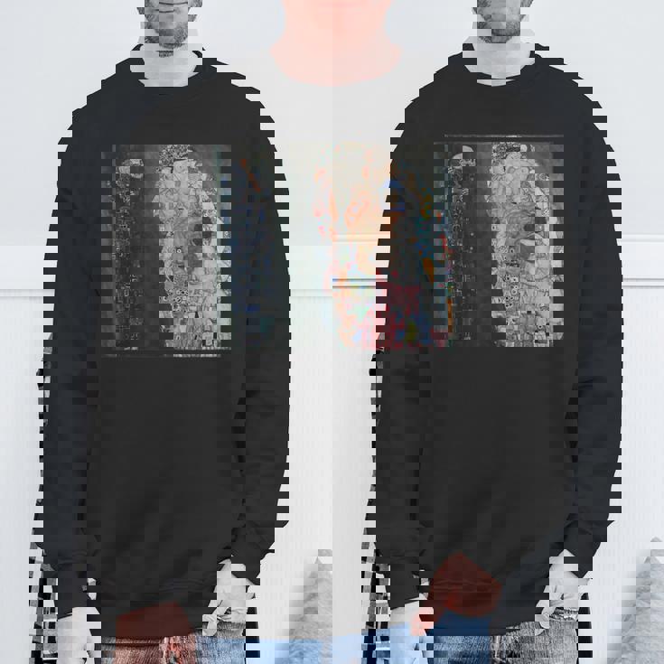 グスタフ・クリムトによる死と生1916 スウェットシャツ 高齢者への贈り物