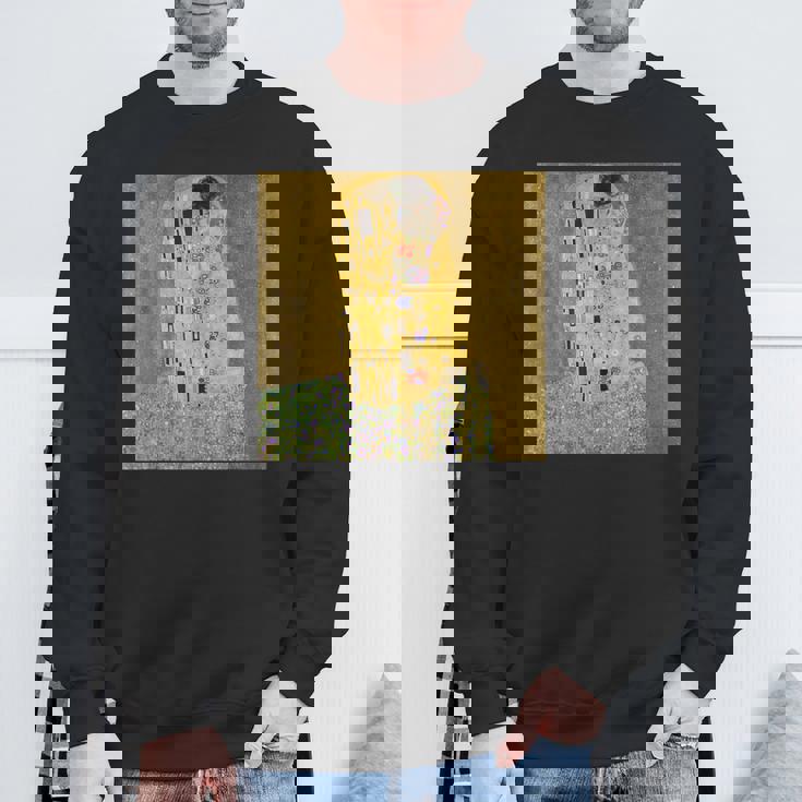 グスタフ・クリムトのキス 有名な絵画 スウェットシャツ 高齢者への贈り物