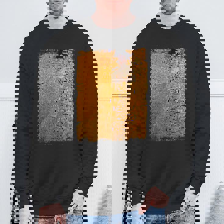 グスタフ・クリムト作「金の女」 名画の数々 スウェットシャツ 高齢者への贈り物