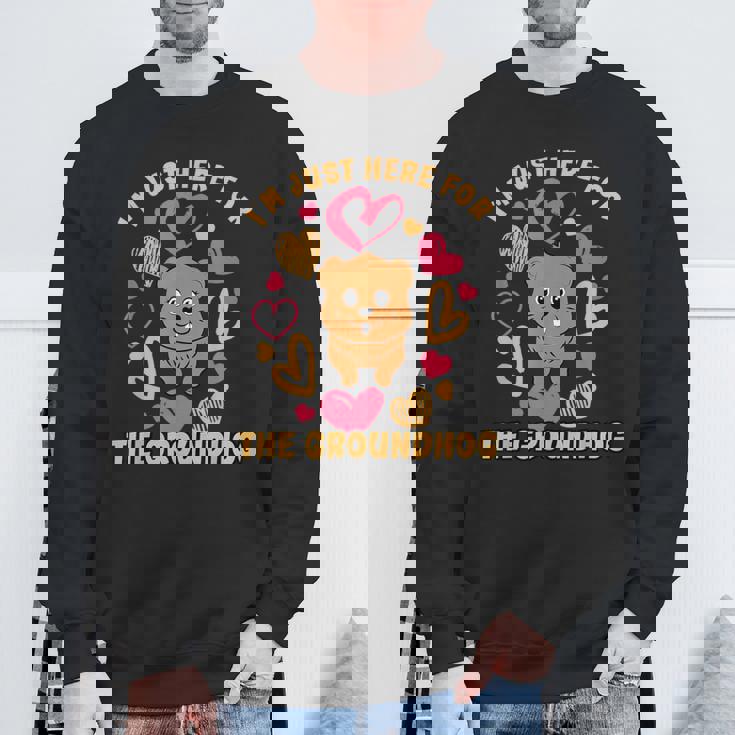 グラウンドホッグデー 2024 愛好家 2月2日 おもしろグラウンドホッグ スウェットシャツ 高齢者への贈り物