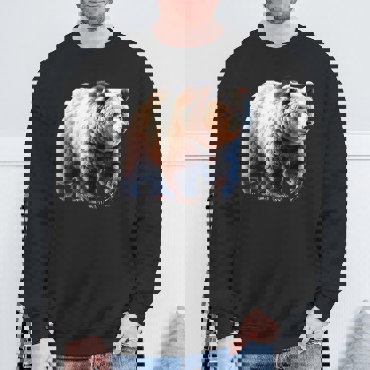 グリズリーベア×ヒグマ スウェットシャツ 高齢者への贈り物