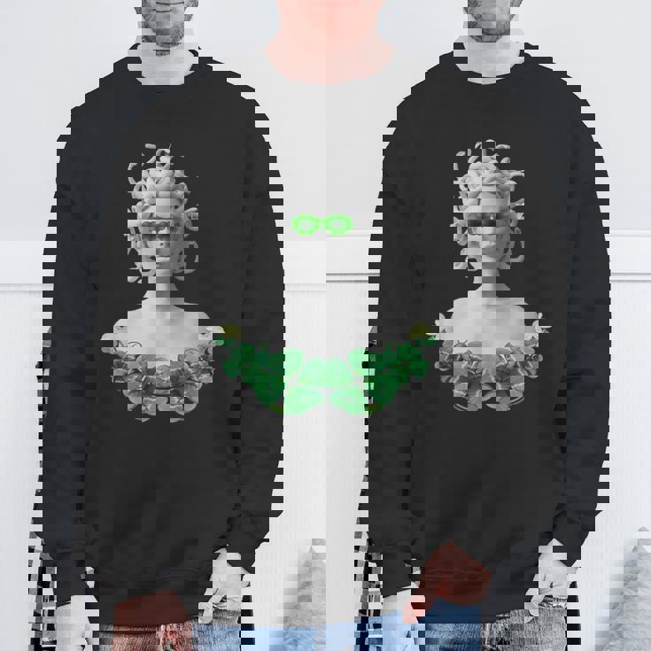 グリーン 聖パトリックデー メデューサ スウェットシャツ 高齢者への贈り物