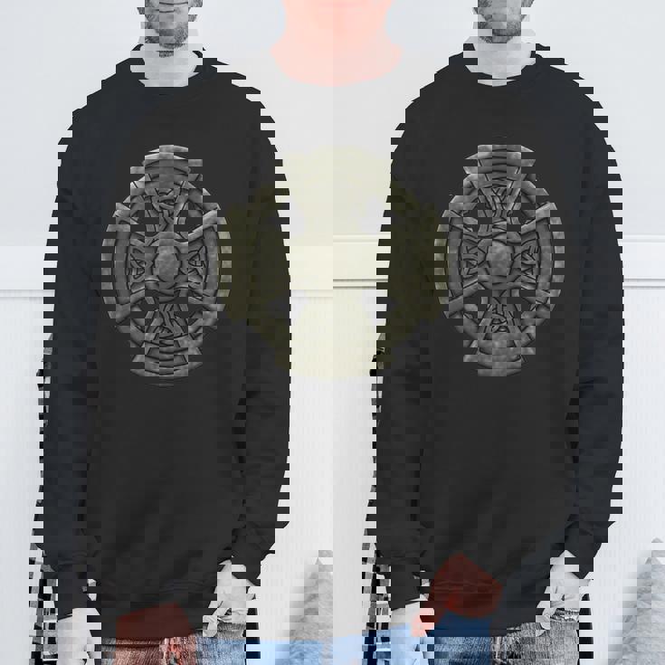 ケルト十字架 中世のシンボル ケルトバイキング スウェットシャツ 高齢者への贈り物