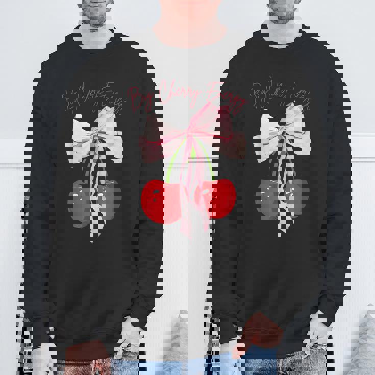 コケット さくらんぼのリボン ビッグチェリー エネルギー キュート コケット スウェットシャツ 高齢者への贈り物