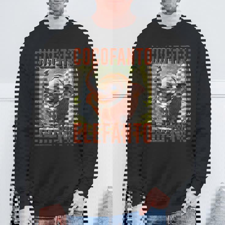 ココファント エレファント イタリアン ブレイン モンスター Ai キッズ スウェットシャツ 高齢者への贈り物