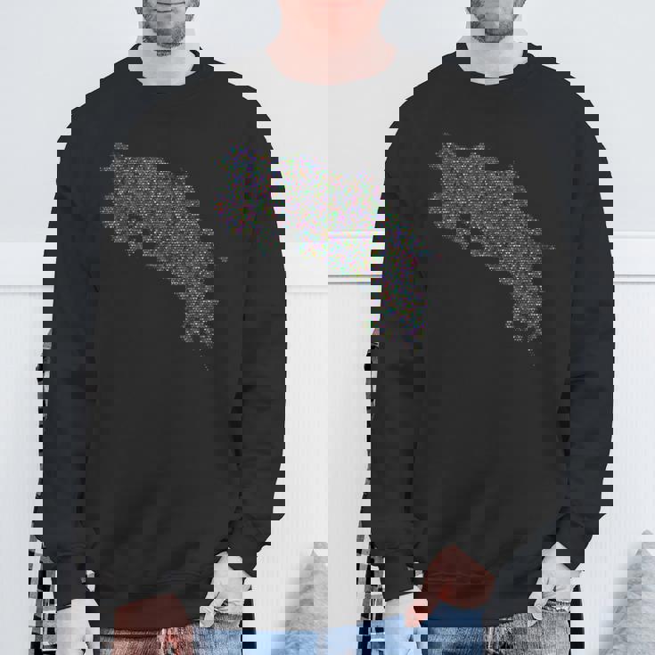 コスタリカ 地図 コスタリカ 誇り スウェットシャツ 高齢者への贈り物