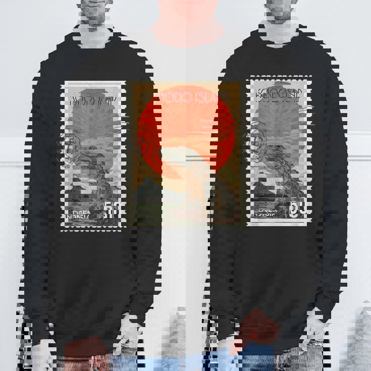 コモド島インドネシアコモドドラゴン スウェットシャツ 高齢者への贈り物