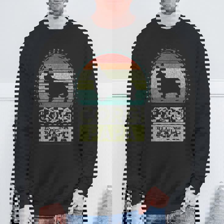 コーギー・パパ 父の日 ウェルシュ・コーギー スウェットシャツ 高齢者への贈り物