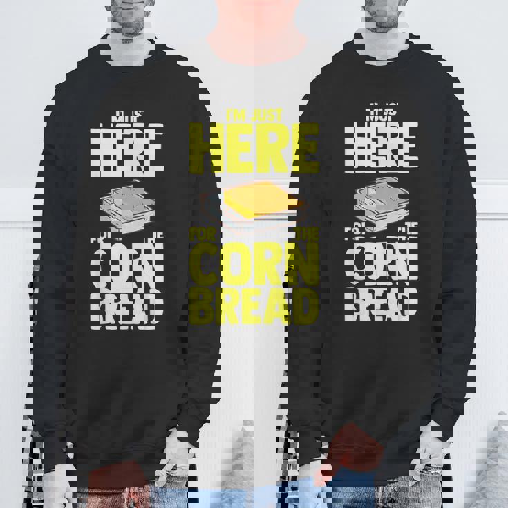 コーンブレッドレシピ 食べ物 面白いコーンベーキング スウェットシャツ 高齢者への贈り物