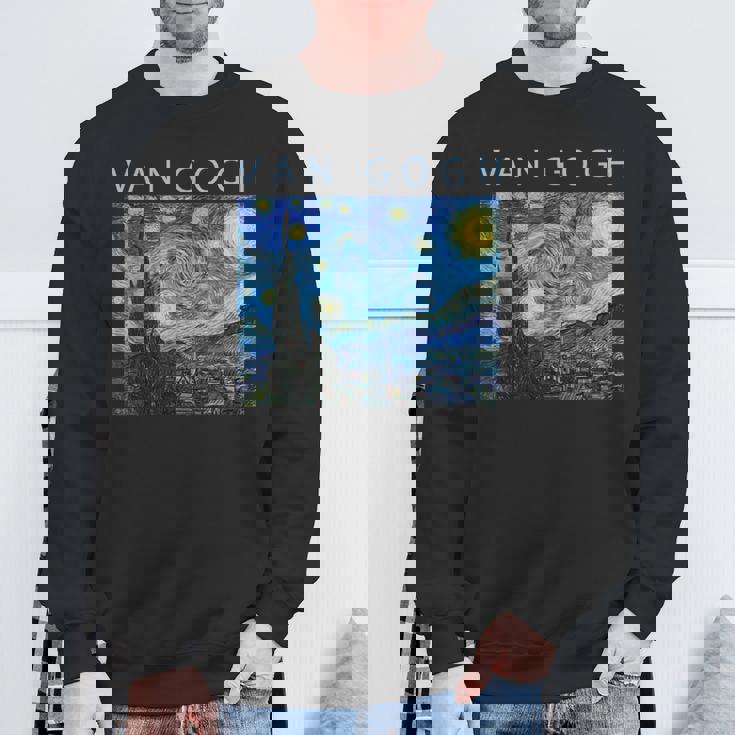ゴッホ 面白いtシャツ おもしろ アート 星月夜 印象派 絵画 メンズ レディース 面白い 服 美術 ネタ スウェットシャツ 高齢者への贈り物