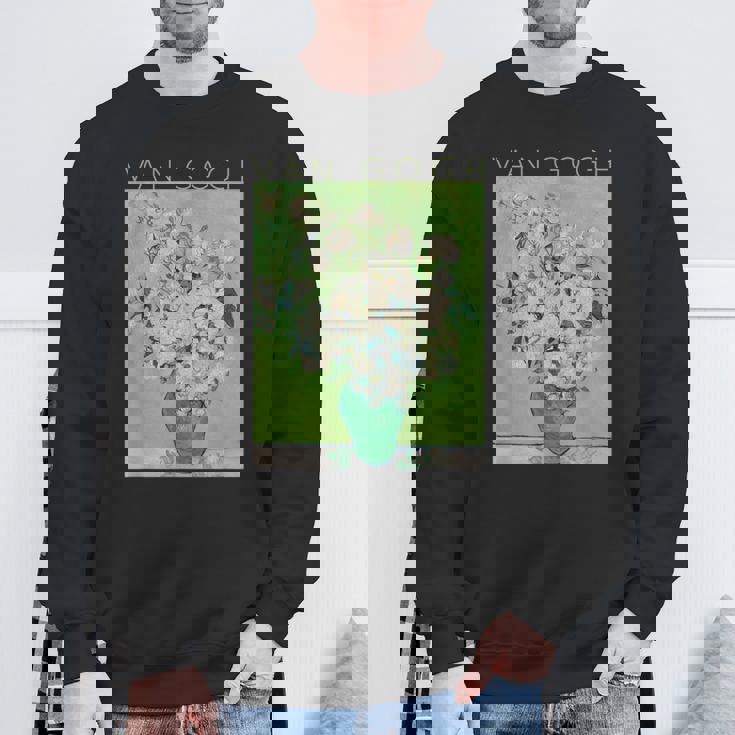 ゴッホローズアートスプリング スウェットシャツ 高齢者への贈り物