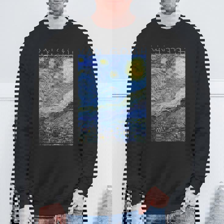 ゴッホ星月夜 スウェットシャツ 高齢者への贈り物