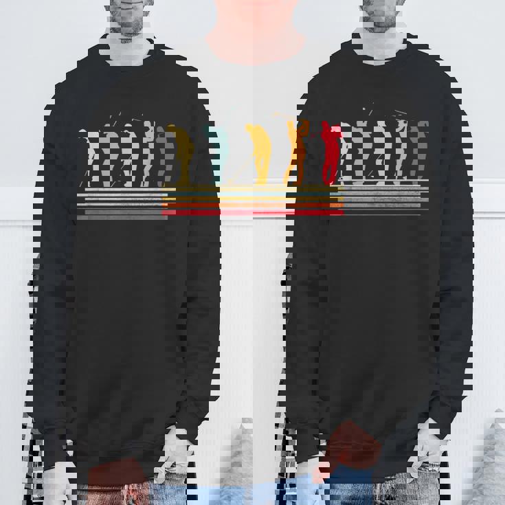 ゴルフ 面白いtシャツ 打ちっ放し メンズ おもしろ 服 練習着 ウェア ネタ 服 カラフル レトロ スウェットシャツ 高齢者への贈り物