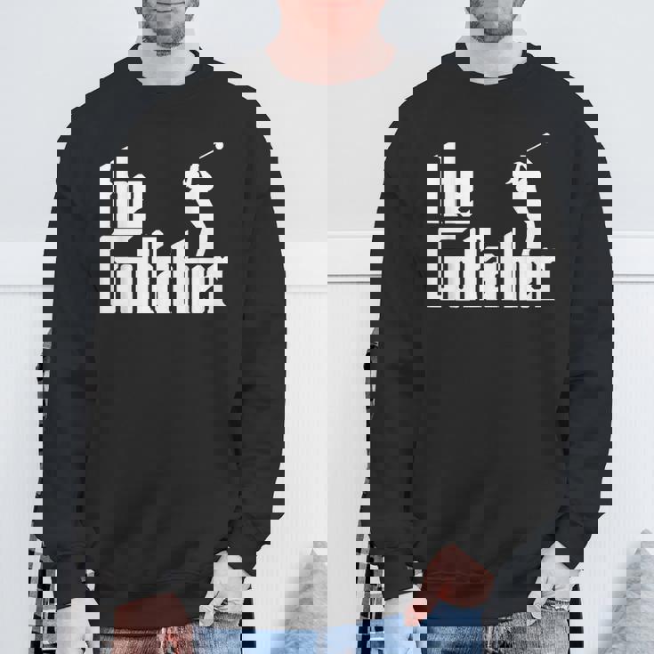 ゴルファザーの面白いゴルフの父神父お父さんゴルファー スウェットシャツ 高齢者への贈り物