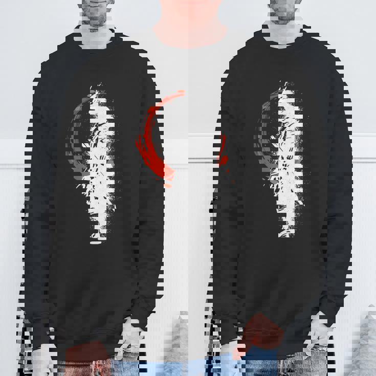 ゴーストサムライ 戦国武将 刀 アニメ マンガ 恋人 スウェットシャツ 高齢者への贈り物