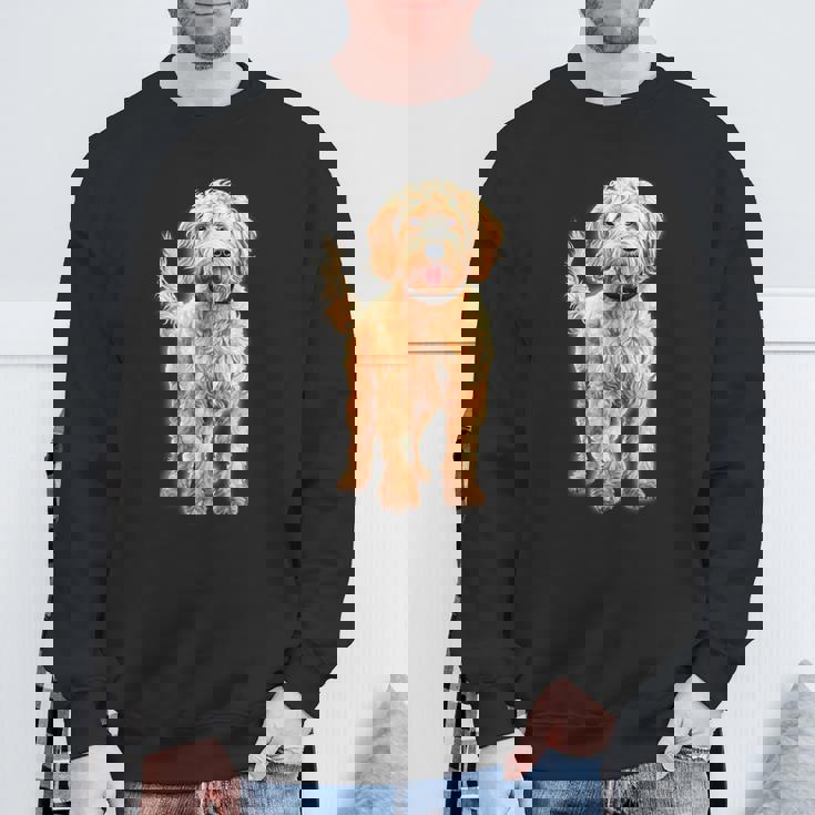 ゴールデンドゥードル犬 スウェットシャツ 高齢者への贈り物