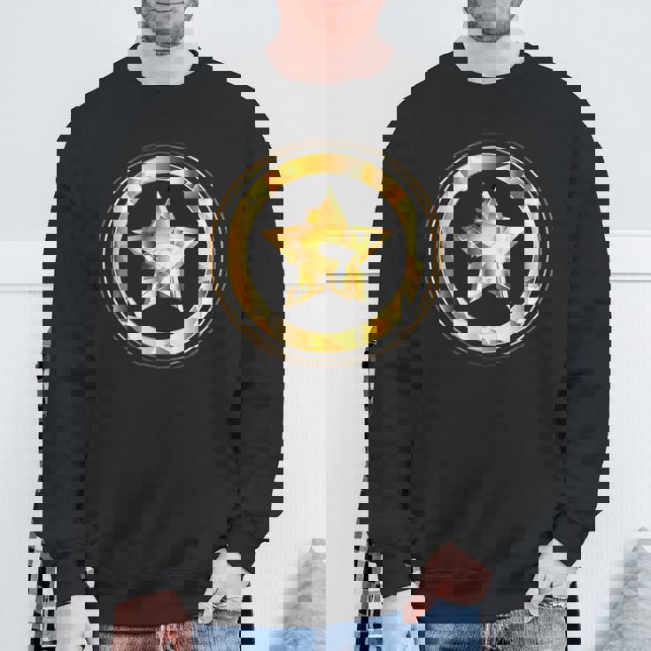 ゴールド 星 スウェットシャツ 高齢者への贈り物