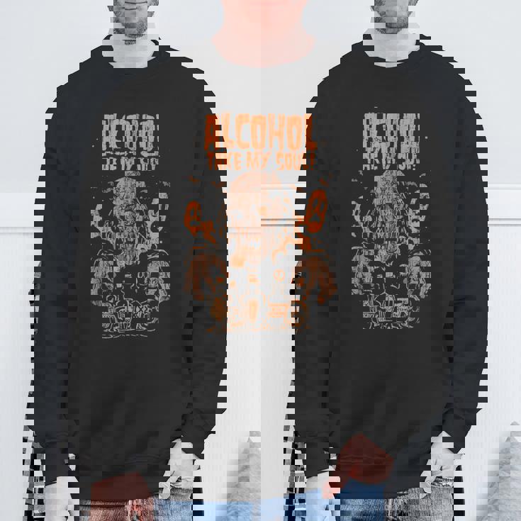 サイコビリー ホラー パンクロック Hr ドランクゾンビ スウェットシャツ 高齢者への贈り物