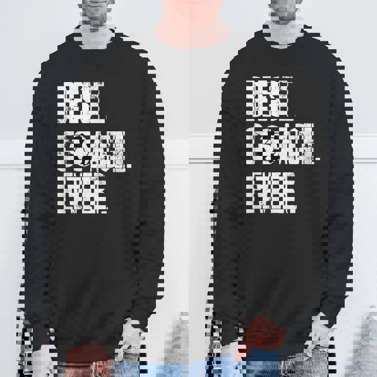 サッカーコーチtシャツ サッカー史上最高のコーチギフト。 スウェットシャツ 高齢者への贈り物