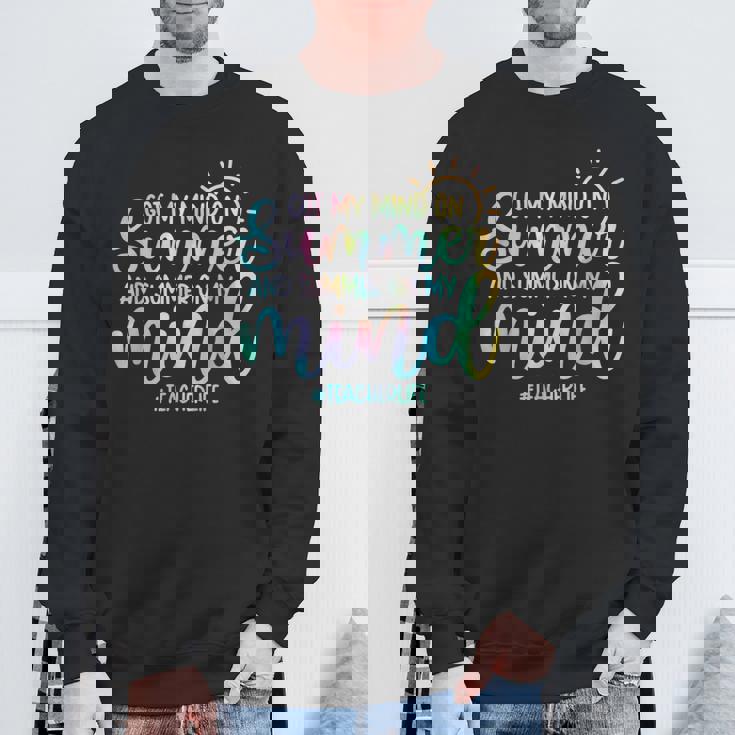 サマー・ティーチャー・ライフ・ファニー・サマー・ティーチャーに夢中 スウェットシャツ 高齢者への贈り物