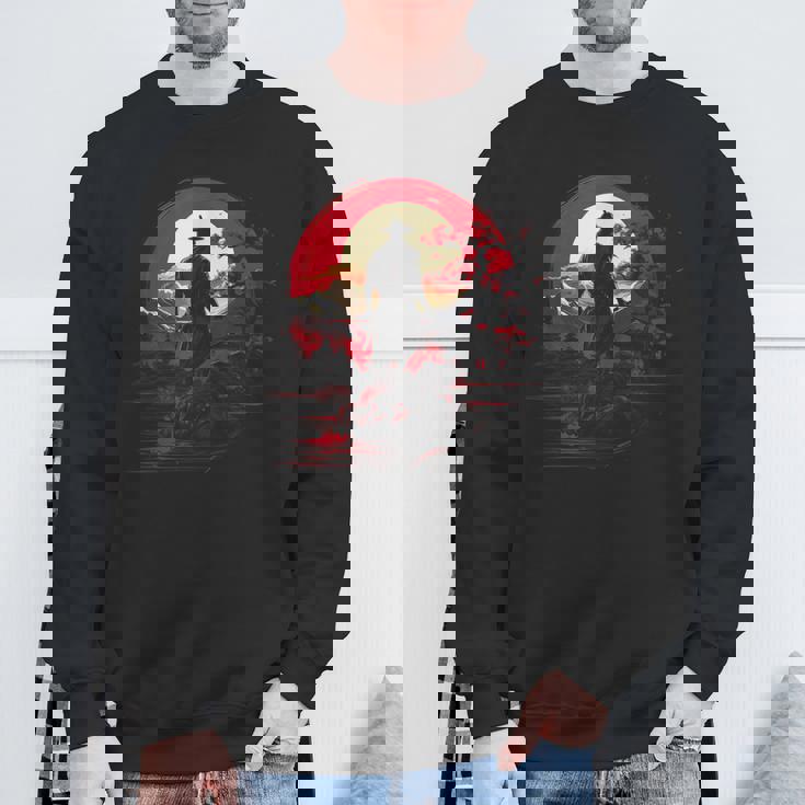 サムライ・カタナ 名誉 武道 日本語 スウェットシャツ 高齢者への贈り物