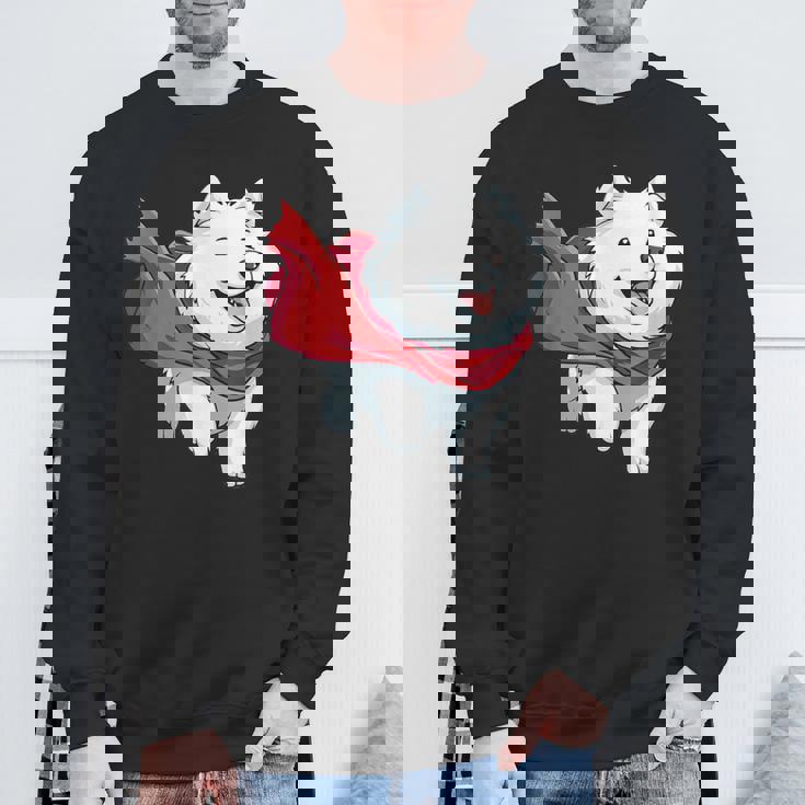 サモエド犬-サモエド スウェットシャツ 高齢者への贈り物