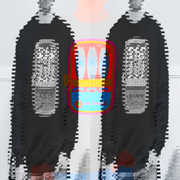 サルディーニャス エム トメイト 遊び心のあるイラスト スウェットシャツ 高齢者への贈り物