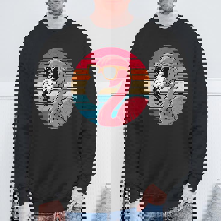 サングラス ヴィンテージ フラミンゴ 70年代 80年代 90年代 面白い フラミンゴ スウェットシャツ 高齢者への贈り物