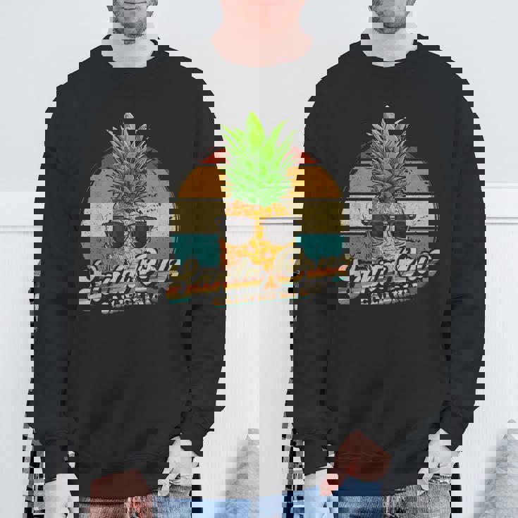 サンタクルーズ カリフォルニア ヴィンテージ レトロ スウェットシャツ 高齢者への贈り物