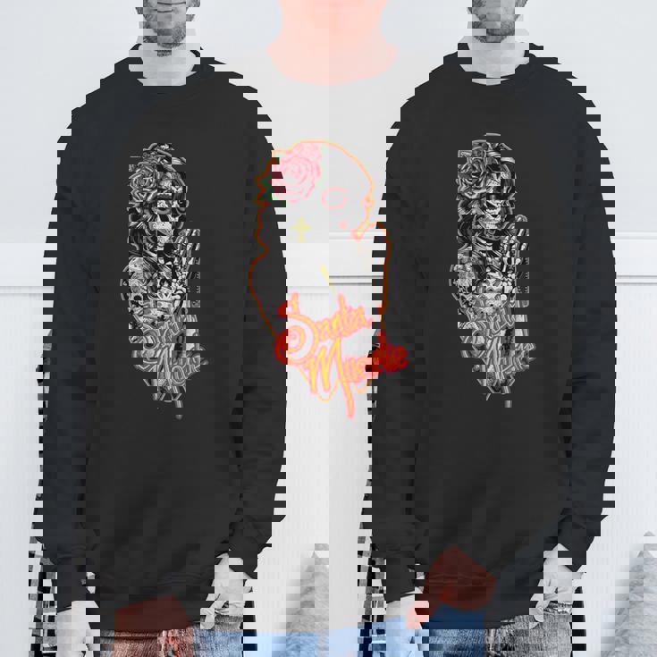 サンタ・ムエルテ・カトリーナ・カラベラ スウェットシャツ 高齢者への贈り物