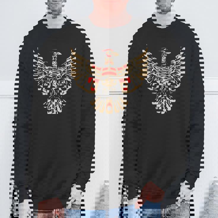 サンダーバード ノースウェスト ネイティブアメリカン 部族 誇り高い遺産 スウェットシャツ 高齢者への贈り物