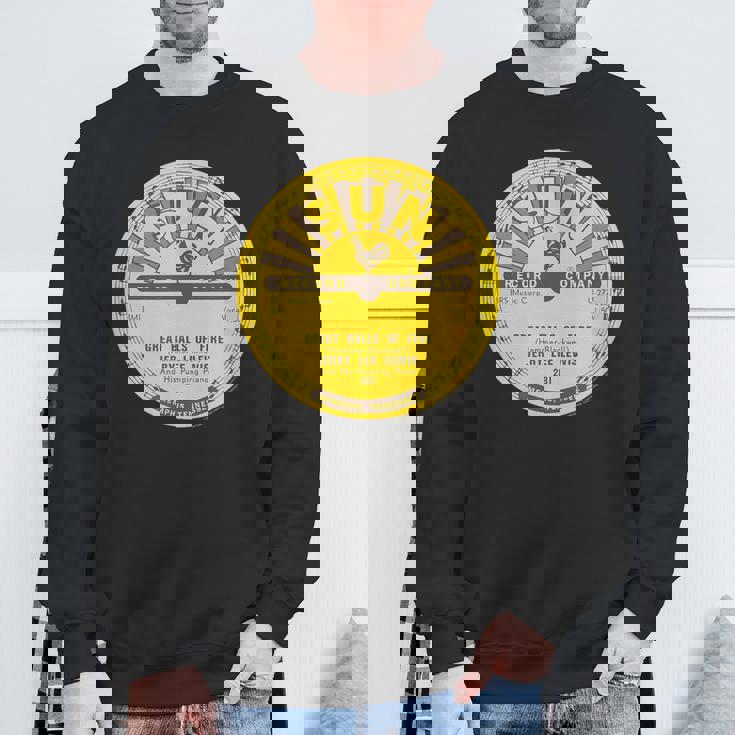 サン・レコードビニール・ジェリー・リー・ルイスグレート・ボールズ・オブ・ファイア スウェットシャツ 高齢者への贈り物