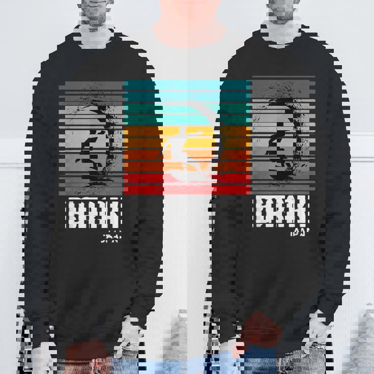 サーフ 茨城 日本 ビーチ ヴィンテージ レトロ サーフィン スウェットシャツ 高齢者への贈り物