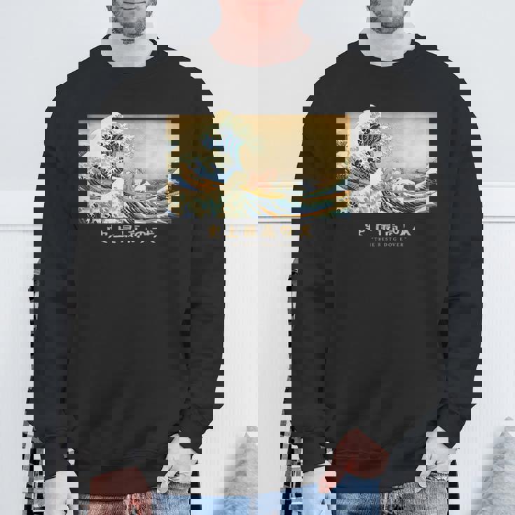 サーフィン シェトランド 羊 シェルティ 神奈川波 和 犬 スウェットシャツ 高齢者への贈り物