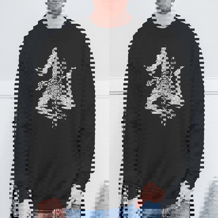 シチリア イタリア 旗 トリスケリオン シチリア パレルモ 地中海 スウェットシャツ 高齢者への贈り物