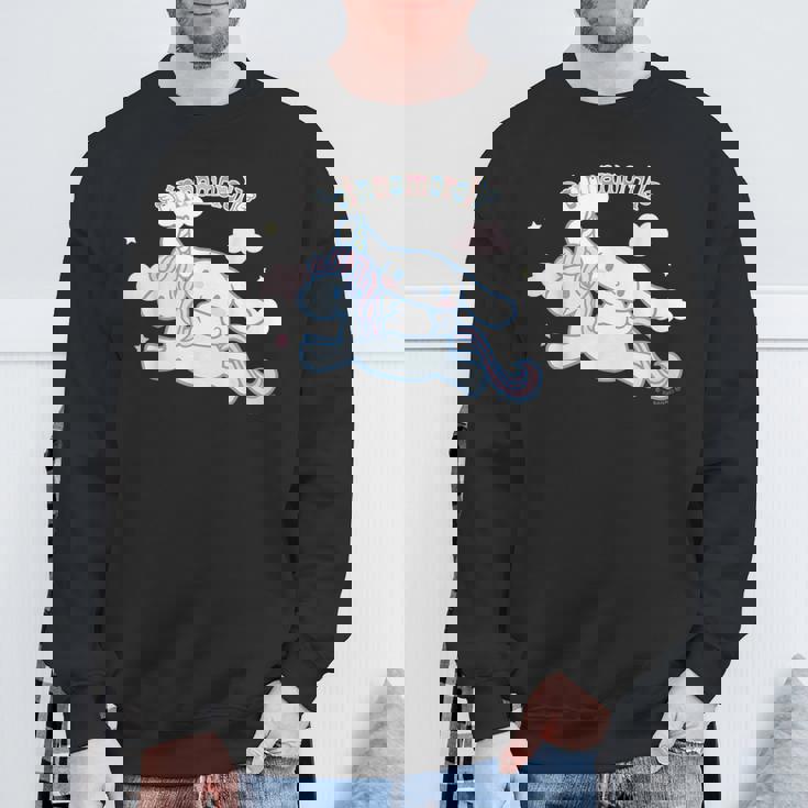 シナモロール ユニコーン ダークカラー スウェットシャツ 高齢者への贈り物