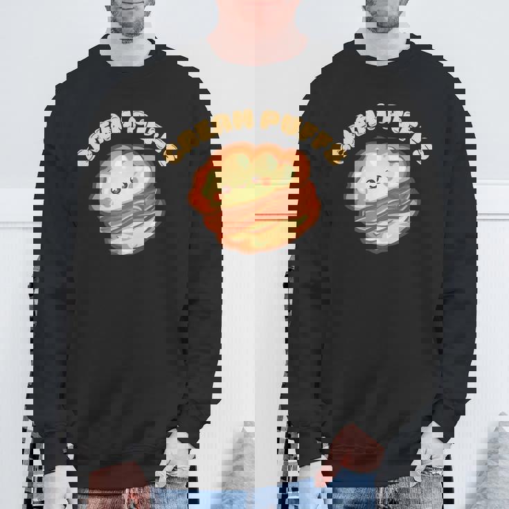 シュークリーム ペストリー デザート好き スウェットシャツ 高齢者への贈り物