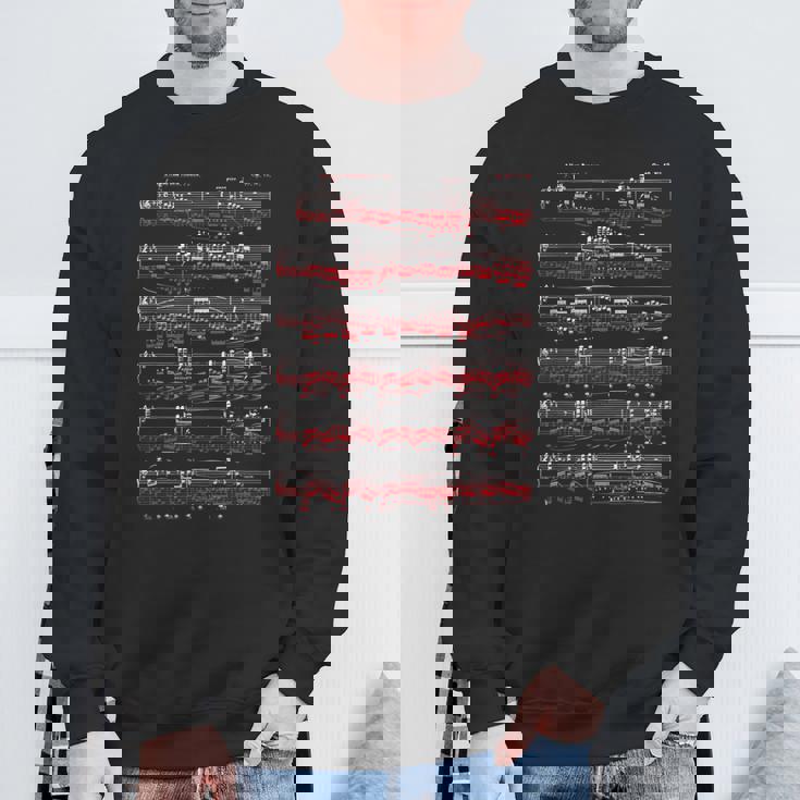 ショパンの革命的なエチュードピアノピアニスト。 スウェットシャツ 高齢者への贈り物