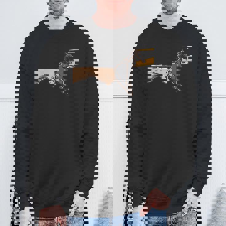 ショベルカー バケット 拳 バンプダッド ジョーク 面白い相棒 人生用 スウェットシャツ 高齢者への贈り物