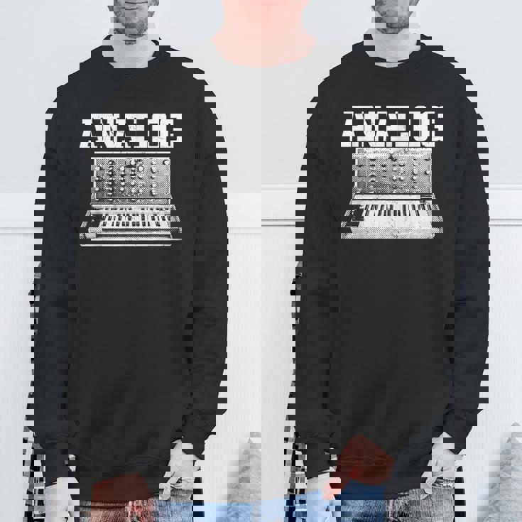シンセサイザー キーボード シンセ ミュージシャン スウェットシャツ 高齢者への贈り物