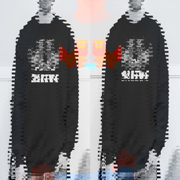 シーサー犬沖縄 スウェットシャツ 高齢者への贈り物