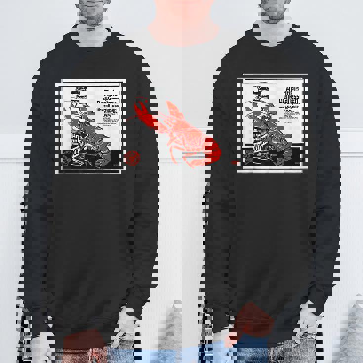 シーフード 1879 ドイツ ロブスター ザリガニ 甲殻類 レトロ スウェットシャツ 高齢者への贈り物