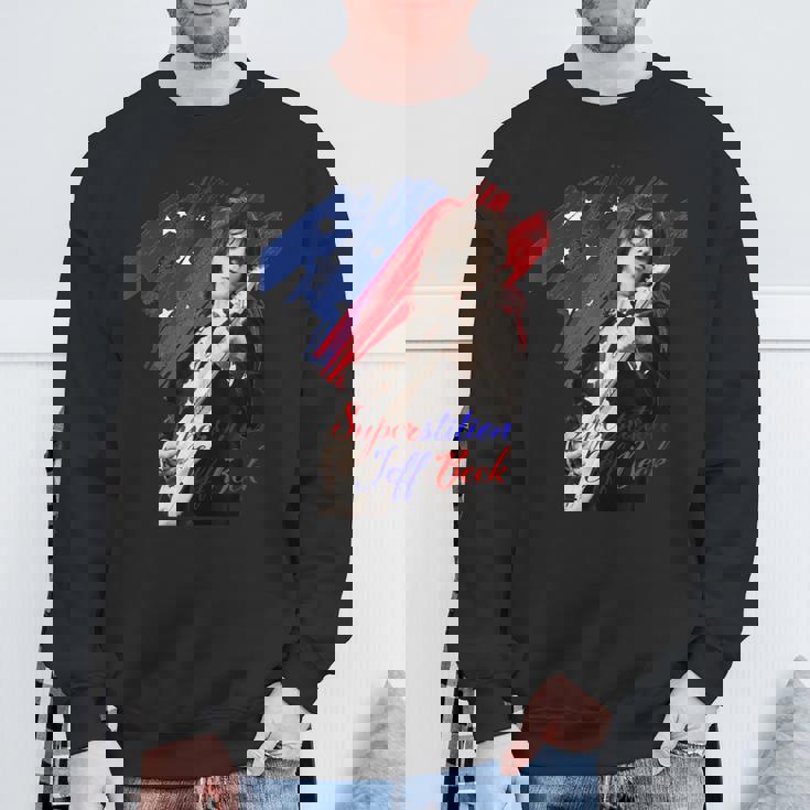 ジェフベック_003 スウェットシャツ 高齢者への贈り物