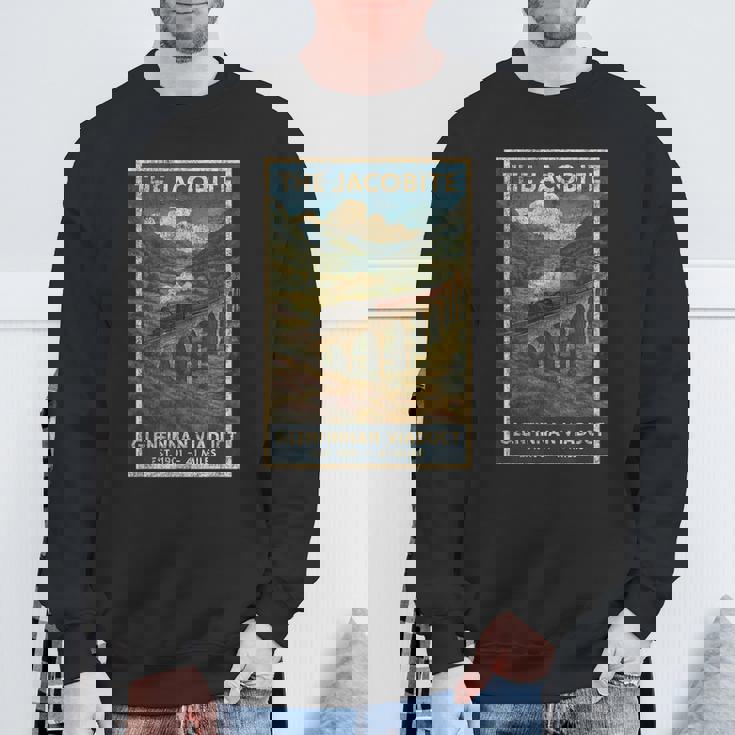 ジャコバイト蒸気レールトレイン スウェットシャツ 高齢者への贈り物