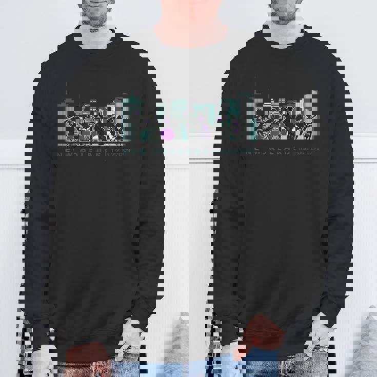 ジャズミュージック ニューオーリンズフェスト ジャズフェスティバル お土産 スウェットシャツ 高齢者への贈り物