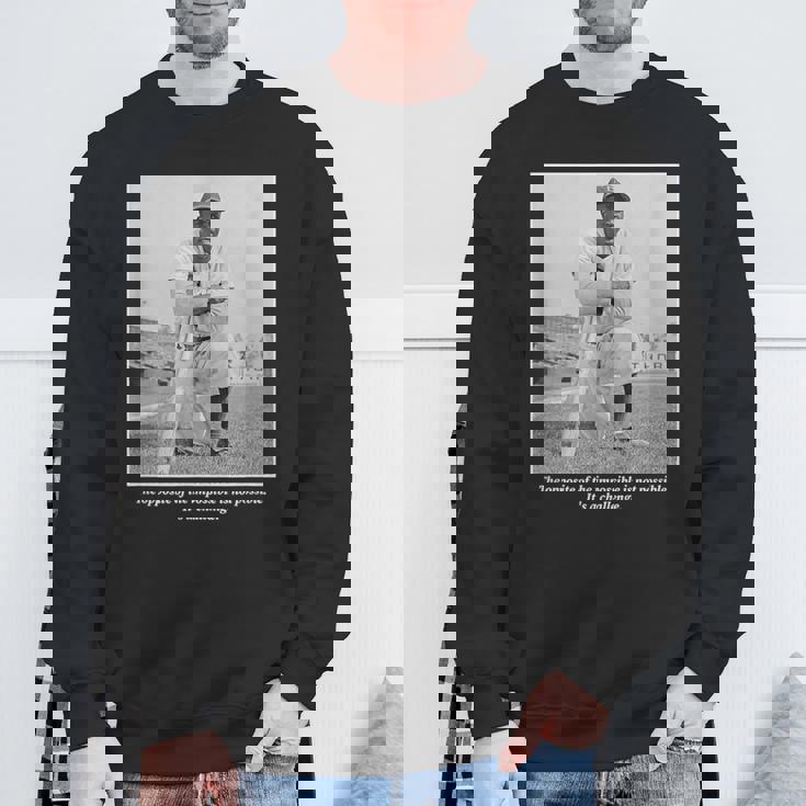 ジャッキーロビンソン_Baseball_034 スウェットシャツ 高齢者への贈り物