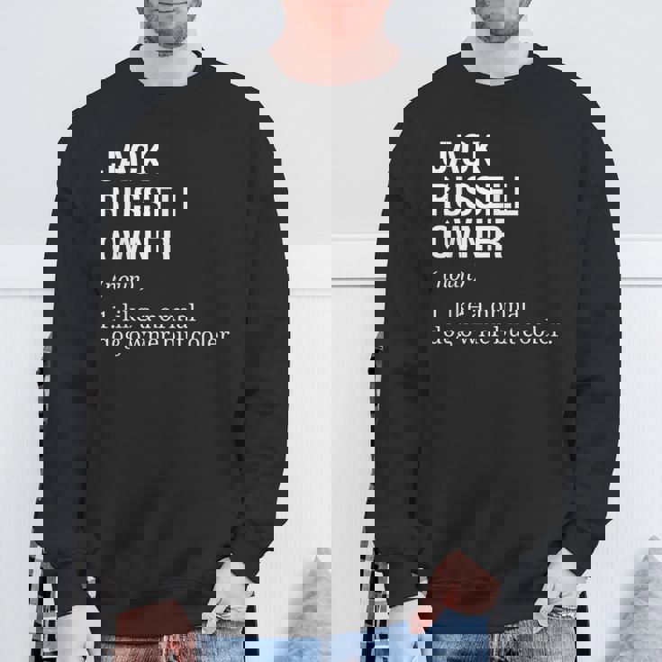 ジャック・ラッセル・テリア オーナー 定義 犬 スウェットシャツ 高齢者への贈り物