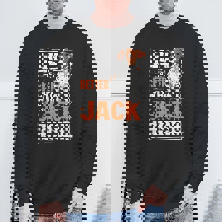 ジャック・ラッセル・テリア 犬所有者へのギフト スウェットシャツ 高齢者への贈り物